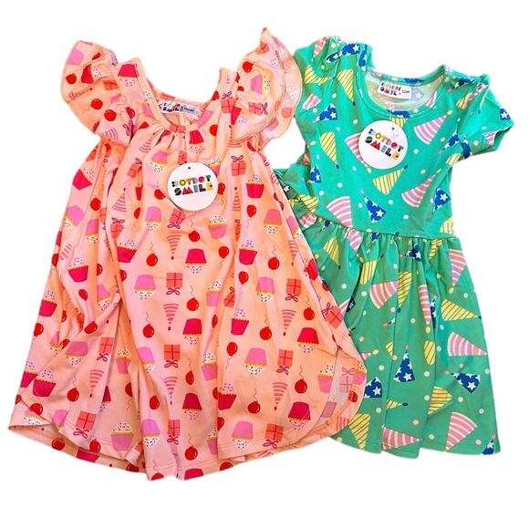 NWT Dot Dot Smile Birthday Party Dress Bundle Size 12/24 Months - Picture 2 of 2